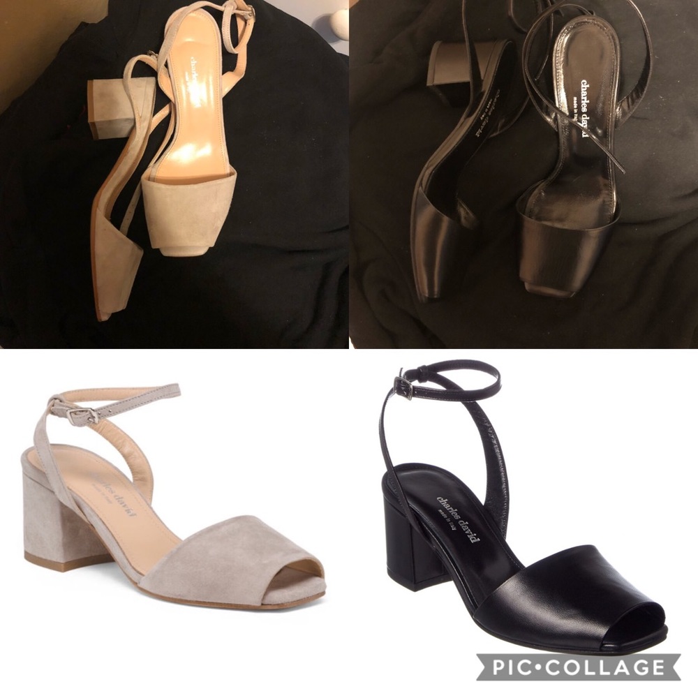 2 Charles David Cube Heel